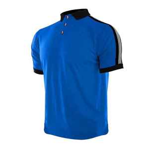 Polo en coton blanc pour homme, manches courtes, couleur unie, respirant, décontracté, coupe classique - Product Image 6