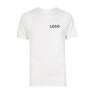 T-shirt d'été pour homme, logo personnalisé, coupe slim, manches courtes, nouveau, décontracté, business, prix bas, haute qualité, entraînement - Product Image 1