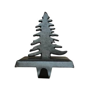 Soporte de metal de primera calidad para calcetines de Navidad, para chimenea, estilo vintage, de hierro marrón, en oferta. - Product Image 2