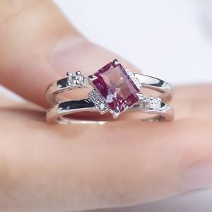 High Demand pear Rose cut diamond <b>ring</b> shape curved <b>Stacking</b> <b>ring</b> moissanite half eternity engagement anniversary jewellery <b>ring</b> - Product Image 4