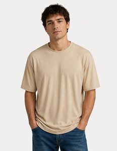 เสื้อยืดโอเวอร์ไซส์ผ้าฝ้ายแท้ 100% น้ำหนัก 220 กรัม พิมพ์ลายตามสั่งที่ไหล่ สไตล์ฮิปฮอป ไซส์ใหญ่พิเศษ ผ้าฝ้ายแท้ 100% ทรงบ็อกซี่ สำหรับผู้ชาย - Product Image 1