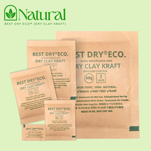 Meilleurs sachets déshydratants en argile bentonite 100 % pure BEST DRY ECO 17g pour la protection contre l'humidité et les moisissures des appareils électroniques et appareils photo - Product Image 1