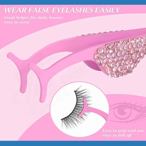 Pinzas Aplicadoras de Pestañas de Acero Inoxidable, Herramienta de Precisión Antiestática para Pestañas Postizas, Color Personalizado, Logotipo, Maquillaje de Belleza - Product Image 2