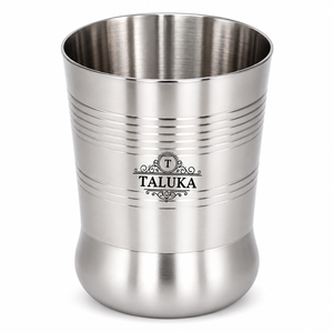Vaso de Agua de Acero Inoxidable Acanalado y Convexo de 13 oz, al por Mayor, de Grado Alimenticio, para Hogar, Hotel y Restaurante - Product Image 1