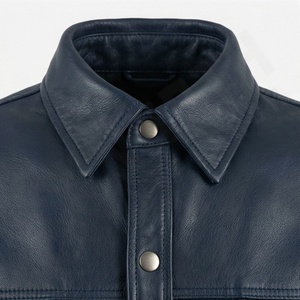 Veste de moto en cuir pour homme NAI-0466C, style motard, chemise, manteau tendance, vêtements de protection pour la conduite, couleur personnalisable - Product Image 4