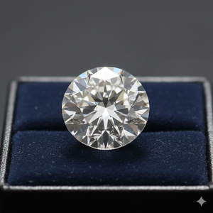 Diamante Suelto Redondo Cultivado en Laboratorio de 0.70-0.79 CT, Color D-F Incoloro, Claridad VS1, Corte Muy Bueno, Gema Sintética Blanca Brillante - Product Image 5