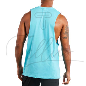 Camisetas sin Mangas Personalizadas para Hombre, de Poliéster/Algodón, Secado Rápido, Transpirables, Ecológicas, Casuales, para Gimnasio y Fitness - Product Image 2