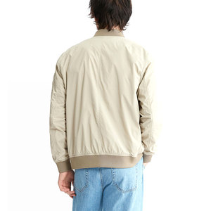 Blouson Bomber Homme Hiver 2026 Coupe Slim Décontractée Style Urbain Col Montant Respirant Séchage Rapide Vêtement Urbain Polyester/Coton - Product Image 3