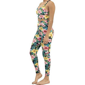 ชุดออกกำลังกายเนื้อผ้านุ่มเนียนสำหรับผู้หญิง ชุดบราและเลกกิ้งเข้าชุด เหมาะสำหรับยิม โยคะ พิลาทิส และสวมใส่ในชีวิตประจำวัน สวมใส่สบาย ระบายอากาศได้ดี - Product Image 2