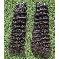 Nuevo Producto de Alta Calidad, Cabello Virgen Indio Remy 100% Liso, Grado 6A-10A, Extensiones a Granel, Doble Trama a Máquina, Clip-in/Weave