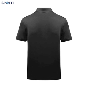Tissu CVC de haute qualité 270 GSM, épais, pour chemise, teinture unie, couleur unie, épaules tombantes, anti-boulochage, manches courtes, décontracté - Product Image 2