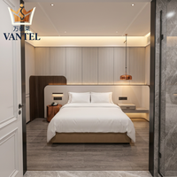Solution de mobilier clé en main Vantel pour l'installation de meubles de chambre d'hôtel et les projets de construction hôtelière