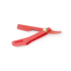 Porte-lame de rasoir de barbier à lame droite pour usage personnel ou en salon, lames à bord unique, type 2-en-1, haute qualité Subhan - Product Image 3