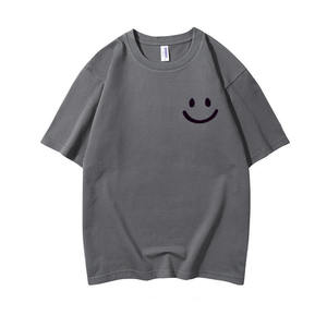 Camiseta Personalizada 2026 Oversize con Cuello Redondo, 180 Gramos, Tejido de Punto, Manga Corta, Impresión Digital, Patrón Gráfico de Letras Sencillas - Product Image 2