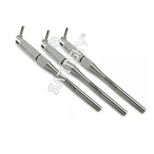 Surgical <b>Scalpel</b> Handle Medical Knife Dental Veterinary ENT Podiatry NEW 4pcs Set Dental Surgical Instruments - Product Image 4