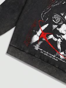 Mens premium oversized <b>hoodie</b> casual <b>gym</b> wear streetwear heavy fabric pullover <b>hoodie</b> winter - Product Image 4