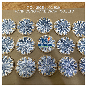 แผ่นรองแก้วลายมุกหรูหราสำหรับตกแต่งแม่ของแผ่นรองแก้วจากเวียดนาม - Product Image 1