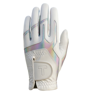 New Arrival Leather Golf Gloves Cabretta Wholesale Custom Personalized Logo Anti-slip White High Quality Left Hand <b>Hook</b> Loop - Product Image 1