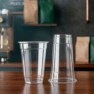 Gobelets ronds jetables transparents en PP à paroi simple QUANG QUAN 500ml/700ml, diamètre 95mm, avec couvercles pour café, thé, jus, lait - Product Image 6