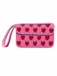 Designer Handmade Beaded Hand Bag Premium Pearl Beaded Clutch Bag Fashionable Women's Handmade Beadwork <b>Purse</b> - Product Image 1