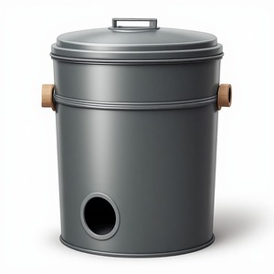 Pot à tuyau d'arrosage décoratif en métal avec motif ajouré complexe pour l'organisation des tuyaux de jardin, accessoires de patio et espace extérieur élégant - Product Image 4