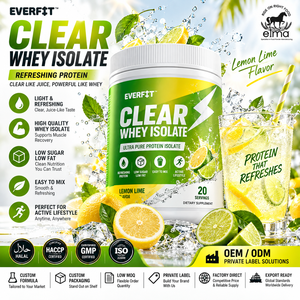 Private Label <b>Vanilla</b> <b>Whey</b> <b>Protein</b> Powder Supplier Malaysia Custom Brand WPC Shake OEM Manufacturing Adult Muscle Growth 20-29g - Product Image 1