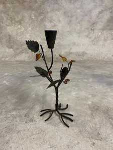 Pot de fleurs en métal noir en forme de feuille de rose, fait main, moderne, pour la décoration artistique de la maison et du jardin, utilisation en extérieur - Product Image 2