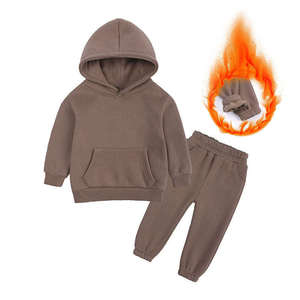 Conjunto Deportivo de Felpa Premium para Niños 2026, Sudadera con Capucha y Pantalones Deportivos para Niños y Niñas, Ropa Deportiva Abrigada para Invierno HD - Product Image 6