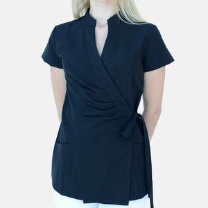 Tunic <b>Top</b> Salon Spa Uniforms Spandex Cotton Polyester Breathable Custom Colors Custom Logo Unisex - Product Image 3