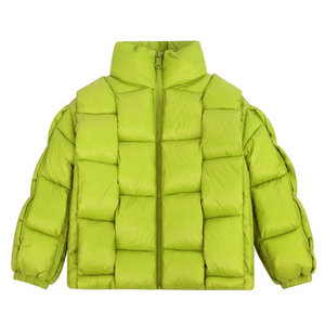 Veste d'hiver décontractée pour homme avec rembourrage matelassé doux, matériau durable et style moderne - Product Image 1
