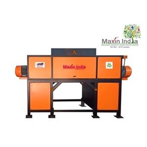 Broyeur de déchets GRP semi-automatique à double arbre, capacité 1500 kg/h, machines électriques de broyage du plastique - Product Image 1