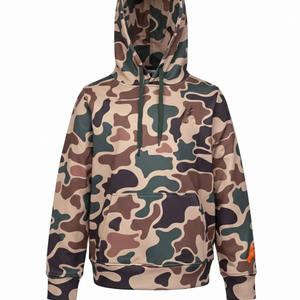 Nouvel Arrivage – Sweat à Capuche Unisexe Coupe-Vent Zippé en Polaire 100% Coton 370 GSM, Coupe Personnalisée, Motif Camouflage, Fourniture Directe Usine - Product Image 6