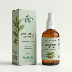 Agua Floral de Cardamomo Pura, Hidrolato Natural para Tónico Facial, Bruma Capilar y Formulación Cosmética Orgánica, Exportación a Granel - Product Image 1