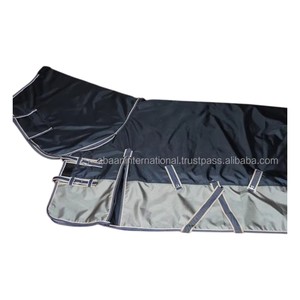 Manta de Invierno para Caballos Oxford 1200D, Impermeable, Ligera, Transpirable, con Dos Correas Abdominales, Duradera, Venta al Por Mayor - Product Image 6