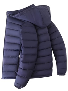 Everyday Hooded Puffer Jacket with Warm Lightweight Padding for Seasonal Outdoor Comfort - Product Image 2