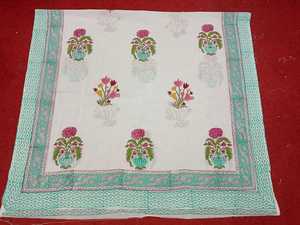 Beautiful Hand Block Print Long Womens Shawl Sanganeri Cotton <b>Sarong</b> Handmade Floral Decorative Duppata Indian Beach - Product Image 2