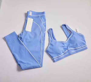 <b>Yoga</b> <b>Set</b> for Women Seamless Fitness Clothing Plus Size <b>Sets</b> 2 Piece High Waist Workout Outfit Manufacturer Wholesale Custom Logo - Product Image 3
