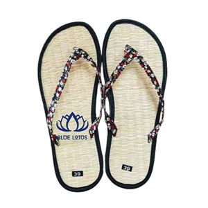 BEST SELLING High Quality Sustainable Seagrass <b>Slipper</b> For <b>Indoor</b> Foot Wearing Supporting Hotel Operations Guest Room Service - Product Image 1