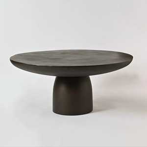 Mesa de Centro Redonda de Madera Minimalista Hecha a Mano, Muebles Modernos para Sala de Estar, Ordene Hoy - Product Image 4
