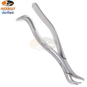 Pinzas de Extracción Dental de Acero Inoxidable, Tipo Alerón de Vaca, Fabricadas en Alemania # Kit de Extracción Dental Premium de 16 Piezas para Molares Inferiores 1er y 2do - Product Image 5