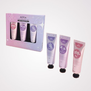 Crema de manos al por mayor ALV Korean K-Beauty, set de regalo de 3 tipos con aroma a lavanda, rosa y bergamota, hecho en Corea. - Product Image 6
