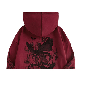 New Professional Custom High Quality logo Pullover Hoodies Plus Size Sweatshirts Puff Printing Hoodie - Product Image 5