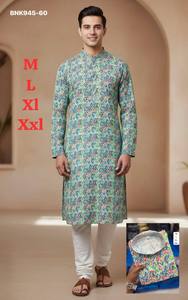 Meilleure collection de kurtas longs en coton de qualité supérieure, nouvelle variété, avec impression numérique, fournisseur d'Inde, vêtements ethniques. - Product Image 3