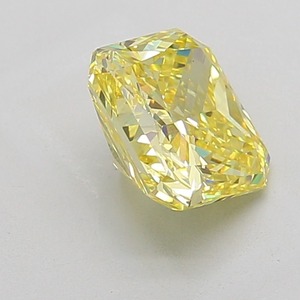 Diamant Jaune Intense Taille Radiant 3,16 Carats Pureté VS1 Polissage EX, Pierre Précieuse Jaune de Qualité Supérieure Cultivée en Laboratoire, Bijoux Jaunes de Qualité Premium - Product Image 2