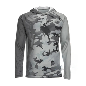 Camisa de Pesca Personalizada para Hombre, Manga Larga, Poliéster, Sudadera con Capucha, Secado Rápido, Transpirable, UPF 50, Resistente a los Rayos UV, Sublimación - Product Image 5