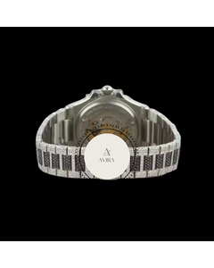 New Arrival Black Diamond Square Alloy Luxury Fashion VVS Moissanite Diamond Mechanical <b>Watch</b> Stainless Steel Sapphire <b>Crystal</b> - Product Image 4