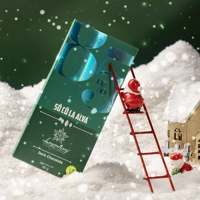 Barra de Chocolate Agridulce 85% Sin Azúcar, Chocolate Negro Sólido de Alta Calidad para Regalos en Caja Personalizada