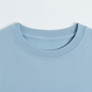 เสื้อยืดคอกลมแขนสั้นทรงปกติสำหรับผู้ชาย สีพื้น ผ้าเจอร์ซีย์ถัก ดีไซน์เรียบด้านหน้า ผลิตจากผ้าฝ้าย 100% แห้งเร็ว เหมาะสำหรับใส่ลำลอง - Product Image 6