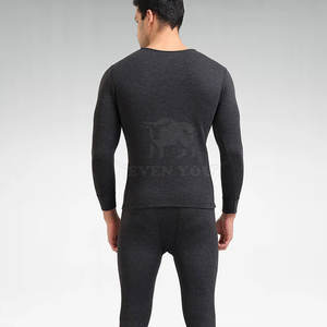 Camiseta térmica para hombre, capa base cálida y transpirable, ajuste cómodo para la temporada de invierno, trabajo al aire libre y uso en viajes - Product Image 2