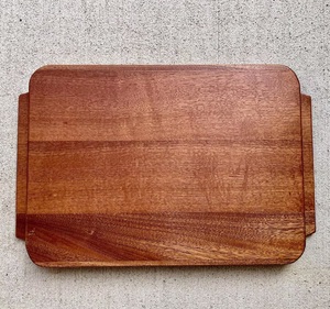 Bandeja de madera de nogal personalizada con asas, grabada, hecha a mano en EE. UU., bandeja de madera utilitaria, bandeja de madera rústica - Product Image 5